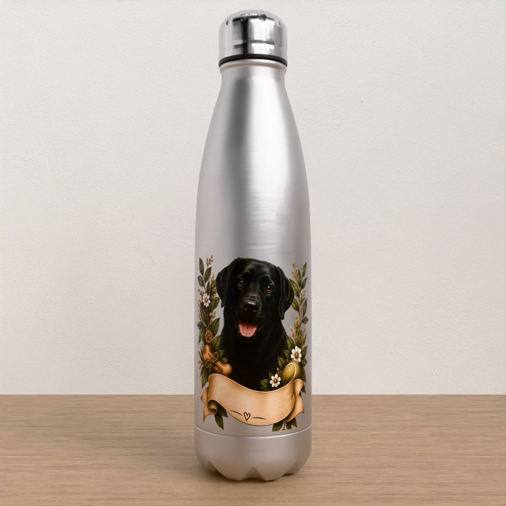 Personalised Labrador water bottle