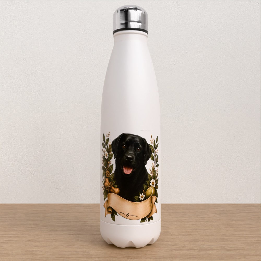 Personalised Labrador water bottle