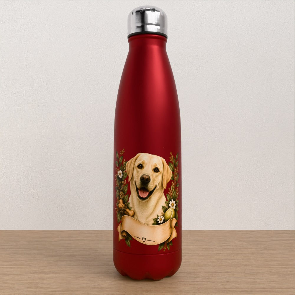 Personalised Labrador water bottle
