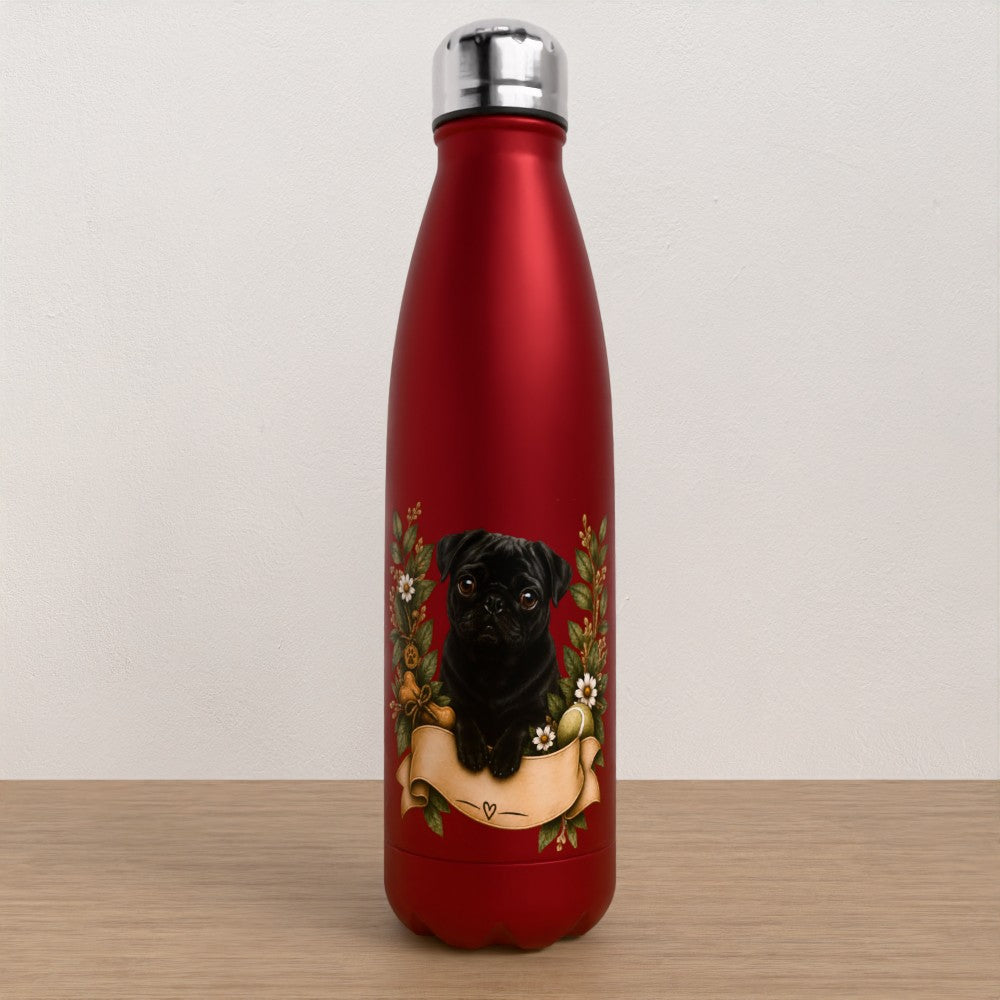 Personalised Pug water bottle