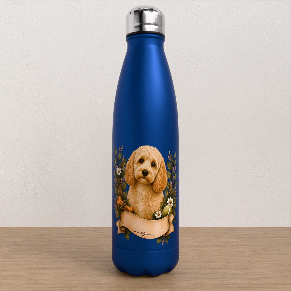 Personalised Cockapoo water bottle