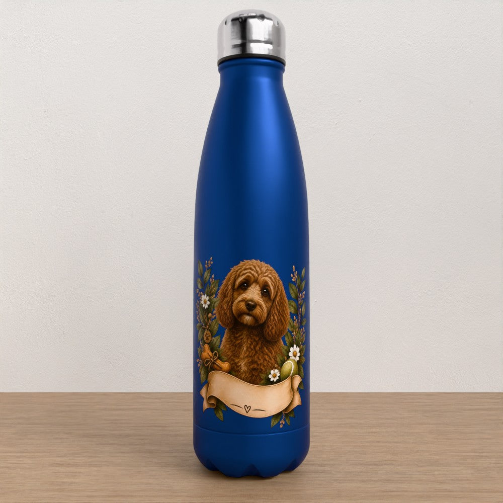 Personalised Cockapoo water bottle