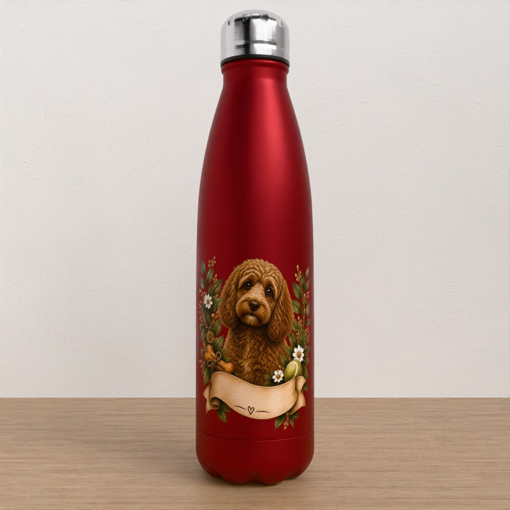 Personalised Cockapoo water bottle