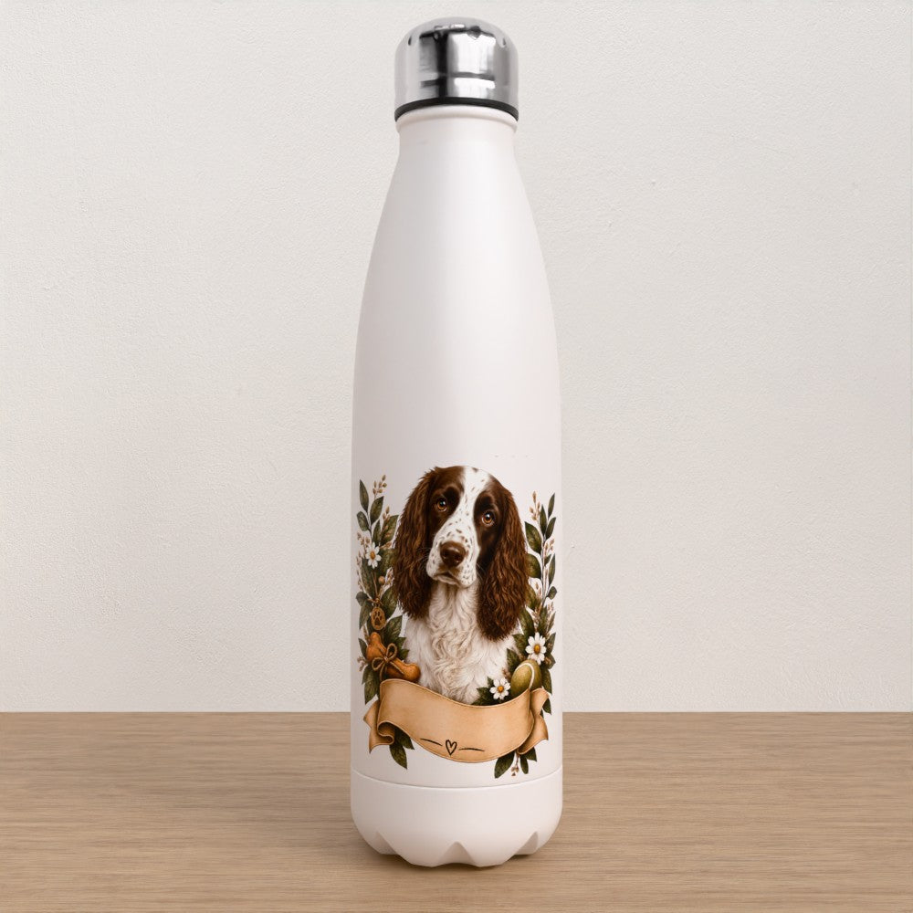Personalised Spaniel water bottle