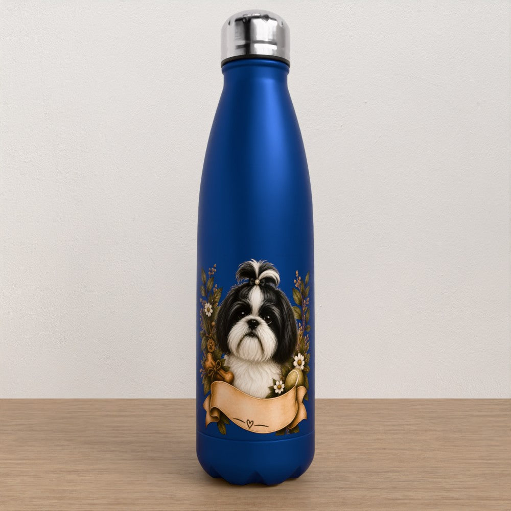 Personalised Shih Tzu water bottle
