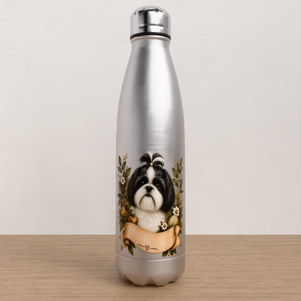 Personalised Shih Tzu water bottle
