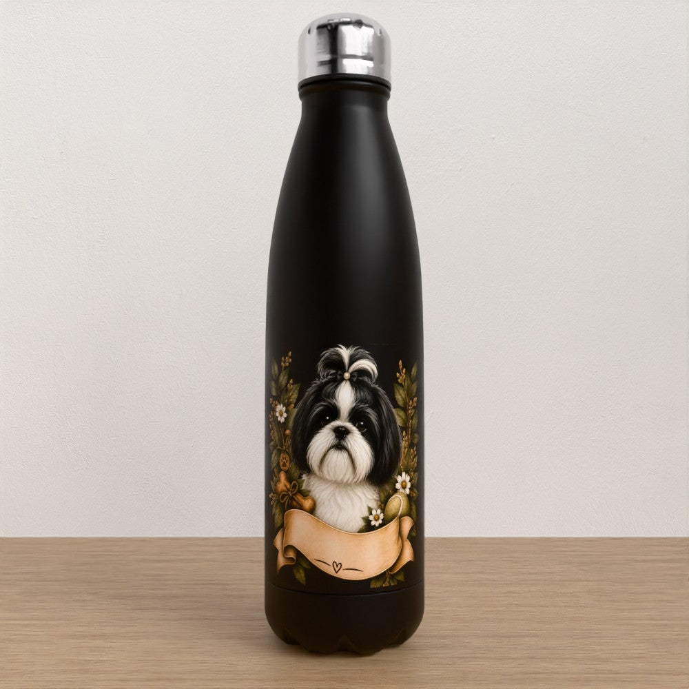 Personalised Shih Tzu water bottle