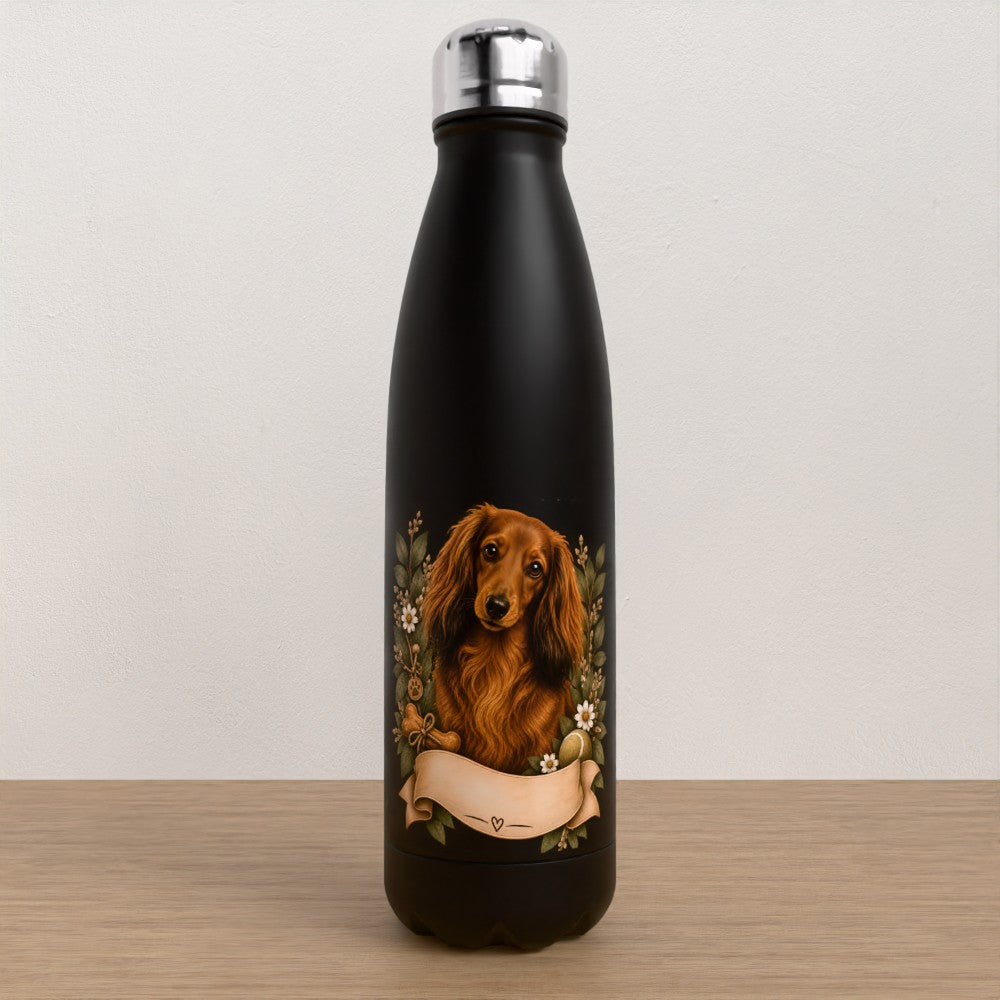Personalised Dachshund water bottle