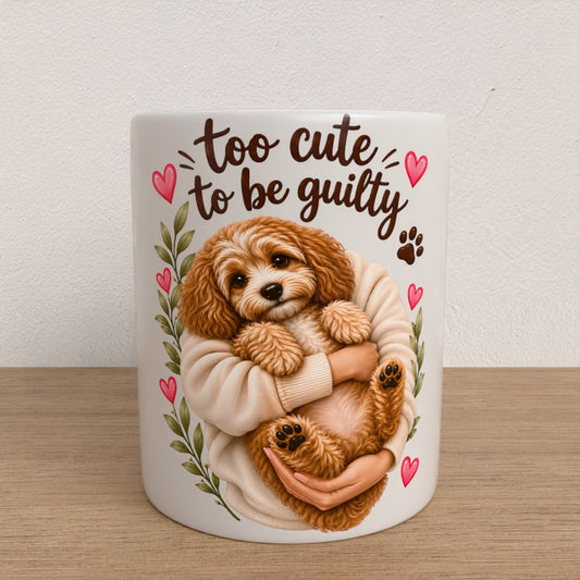 cavapoo ceramic mug